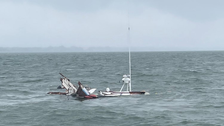Fishermen rescued after boat collision on the James River in Newport News