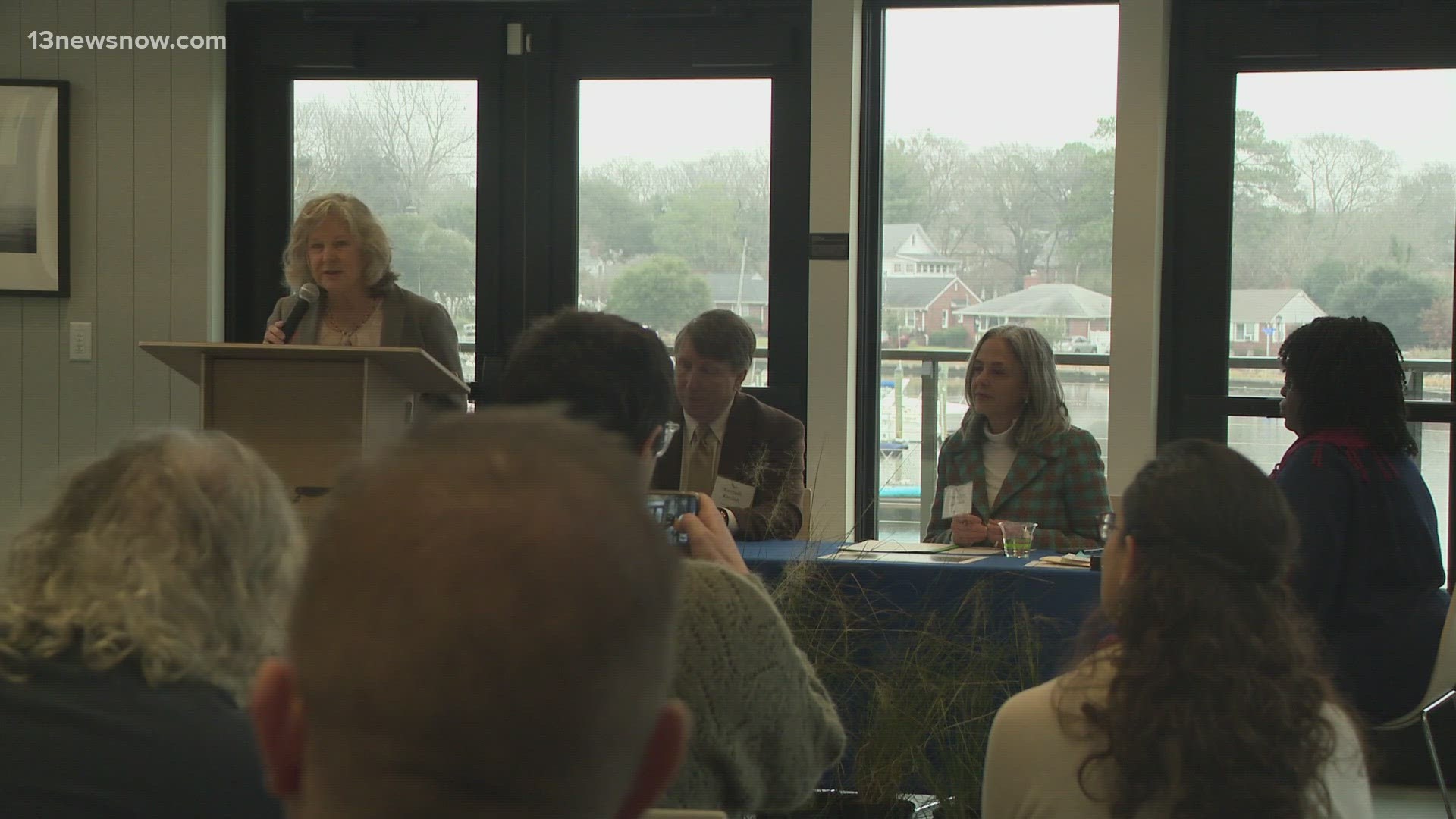 The groups signed the first-ever rolling conservation easement, a legal effort to protect wetlands in Norfolk as sea levels continue to rise.