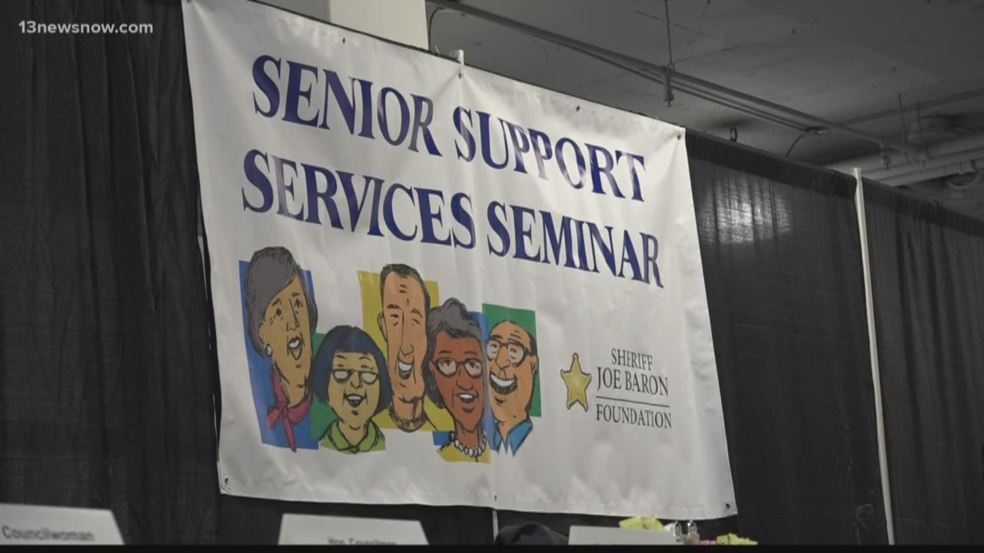Sherrif Joe Barron hosted the Senior Fest to help seniors learn about resources, community events, and health screenings.