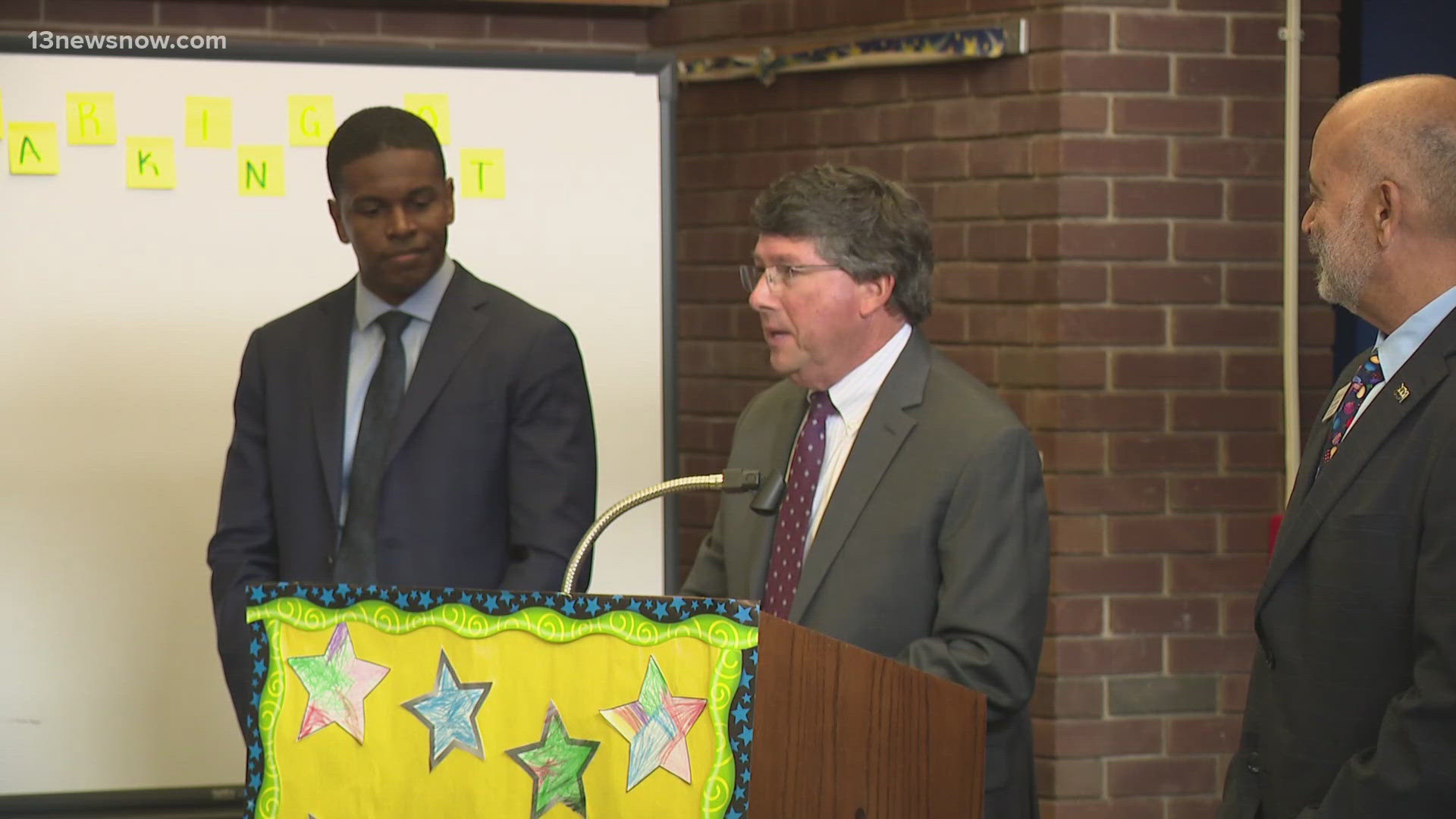 The $500,000 grant will go toward supporting teachers in Newport News Public Schools. 