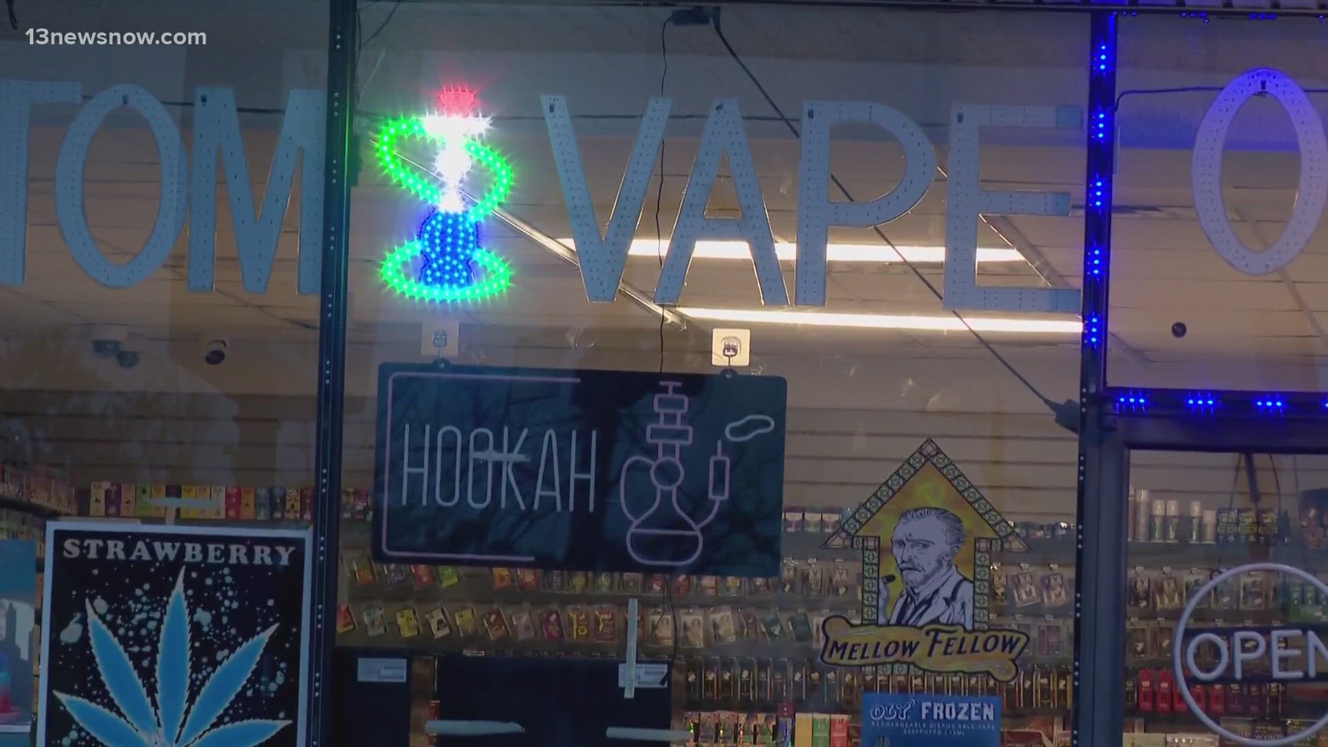 Police believe the victim was leaving a tobacco and vape shop when he was approached by 19-year-old Jayland Deshawn Kelley of Newport News.