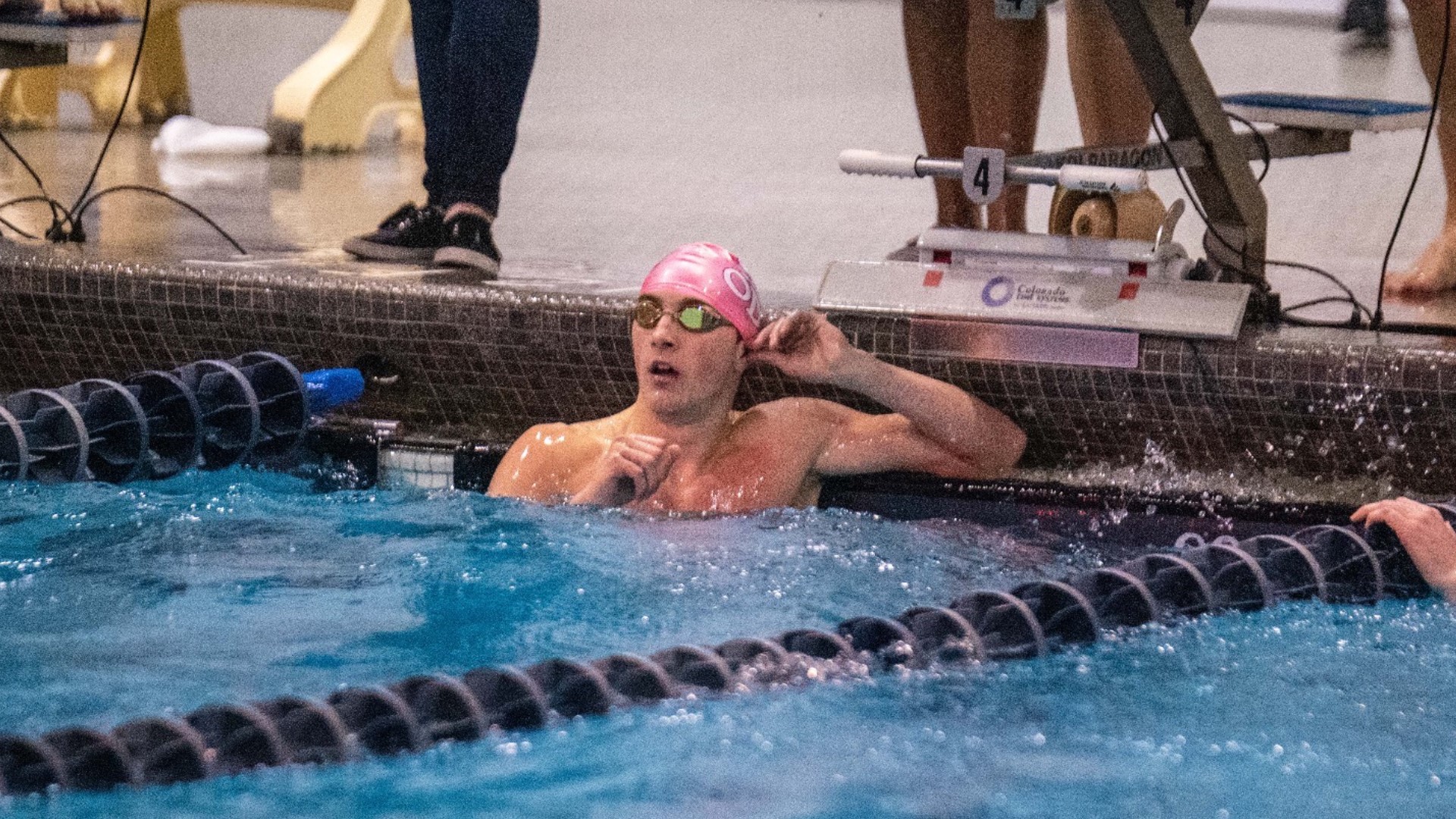 Wilkins has a grade point average of 3.99 while swimming for the Monarchs. He does this as a 6th year senior at age 24.