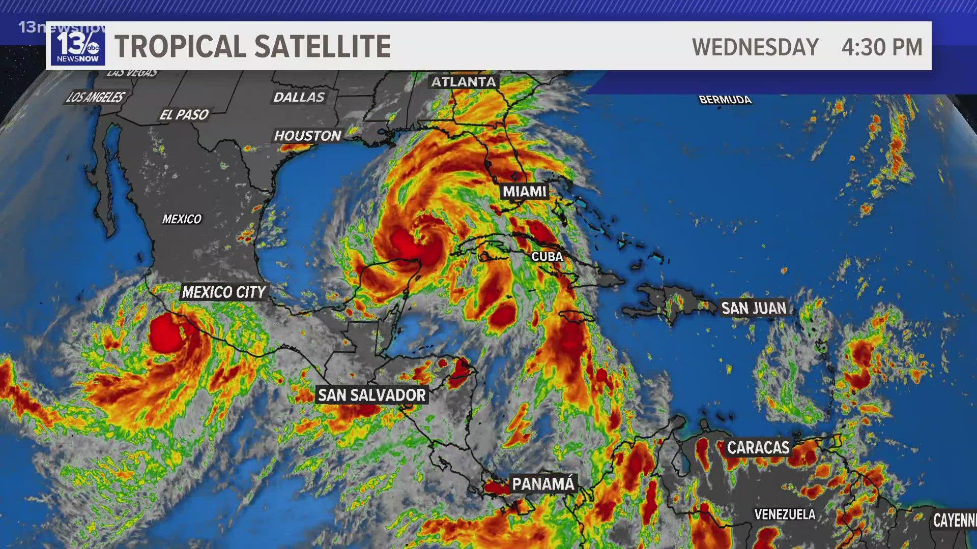 The state is bracing for torrential rain and gusty winds with the risk of flooding.