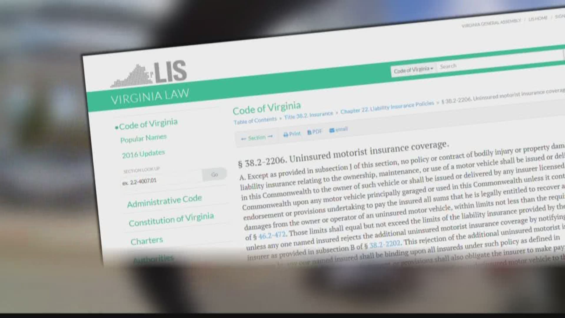 lis code of va lis code of va