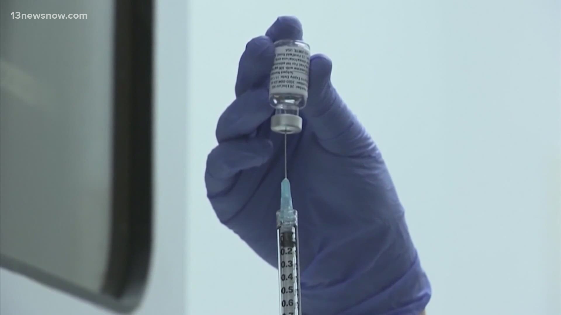 The health district received 900 first-dose shots last week, but only 800 this week. Fortunately, second doses come from a separate allocation.