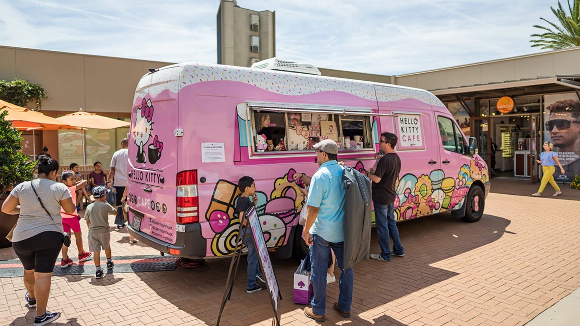 Here's what's for sale at the Hello Kitty Cafe Truck