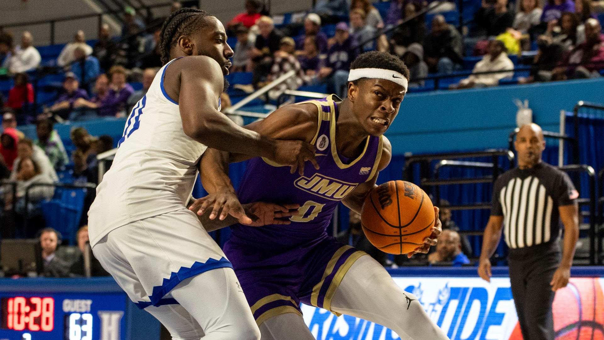 Hampton held a one point lead at halftime over one of the best offenses in the nation. But the Dukes found their footing in the second half rolling to an 88-71 win.