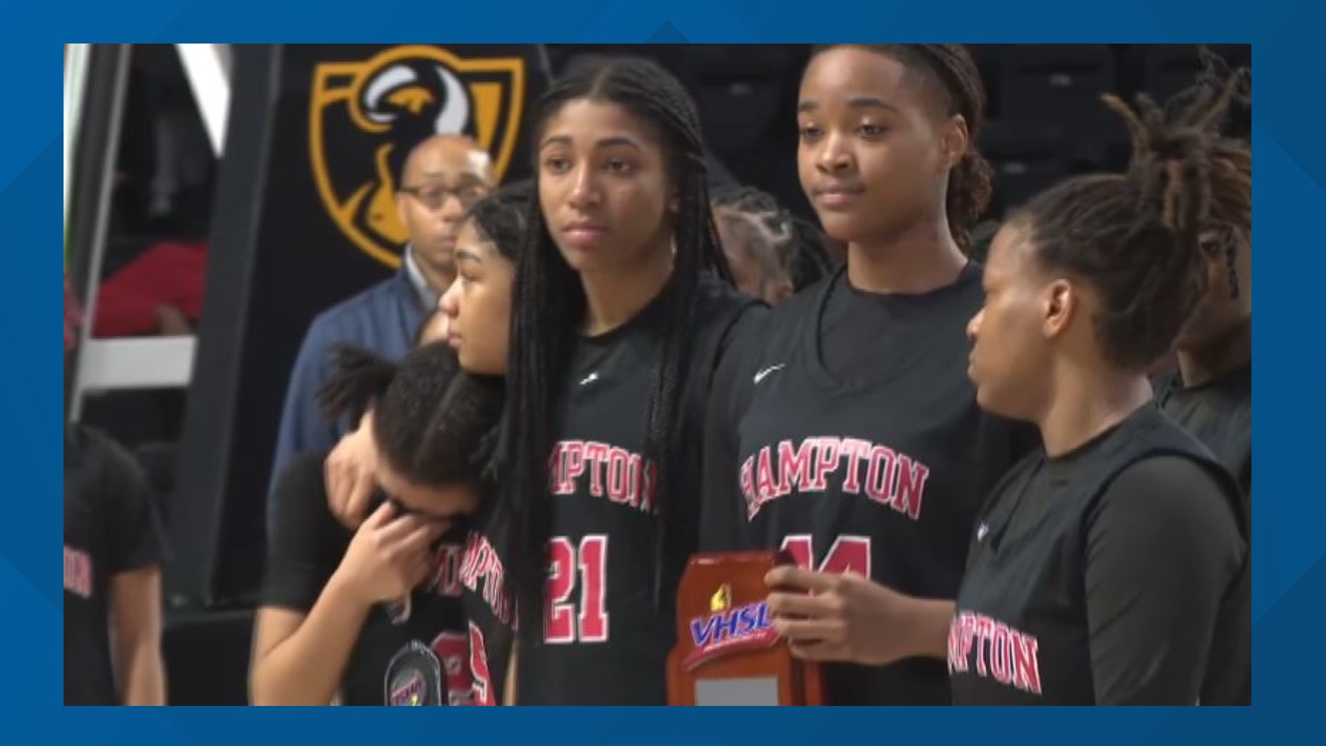 The Hampton girls season coming to an end in a Class 4 state finals loss to Woodgrove on Friday.
