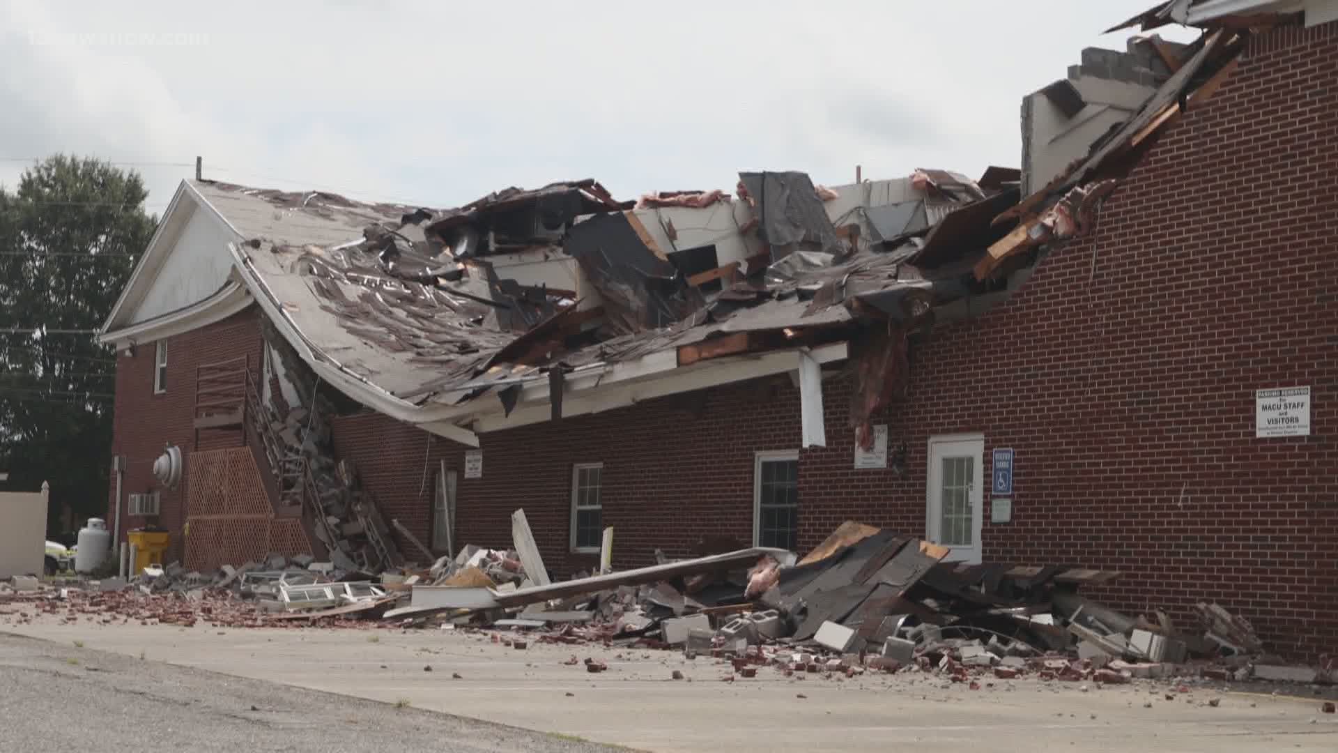 Mid-Atlantic Christian University's president said no one is injured.