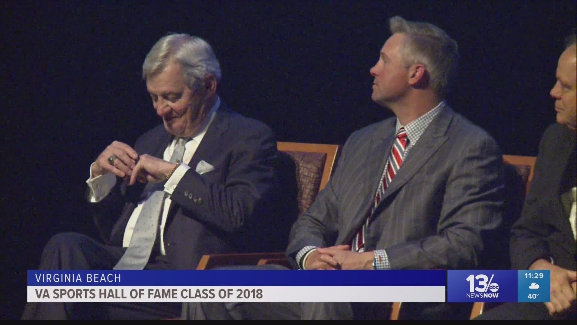 There are now 8 new members that will make the Virginia Sports Hall Of Fame class of 2018.