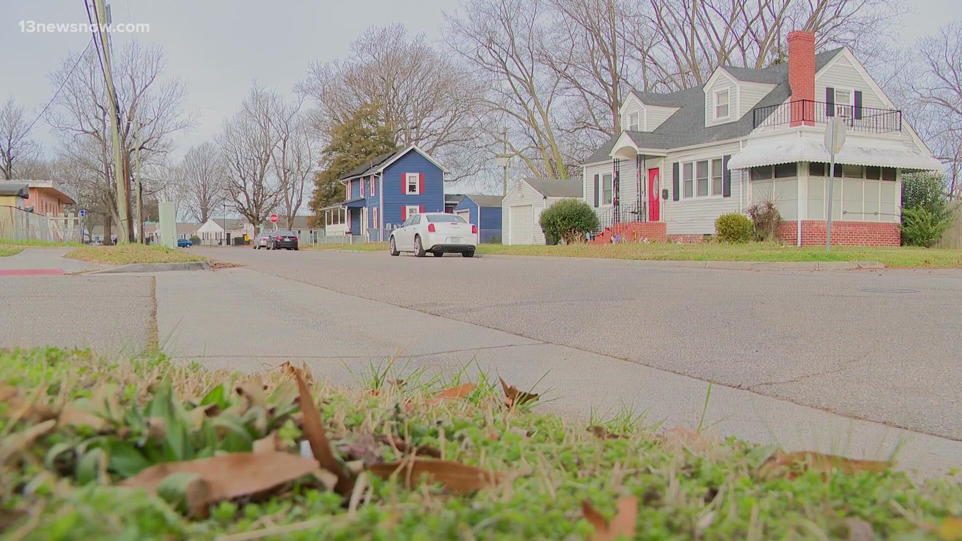 It happened in the city’s Prentis Park neighborhood on Nashville Avenue, a dead-end road, not far from Deep Creek Boulevard.