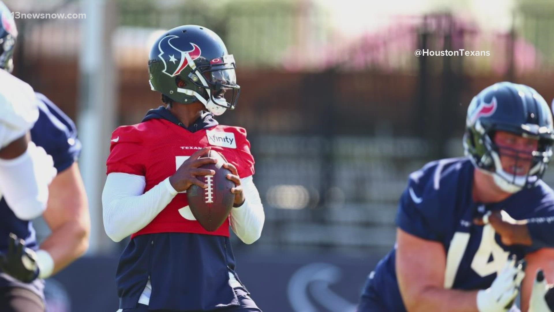 Taylor steps in as Texans QB amid uncertainty with Watson