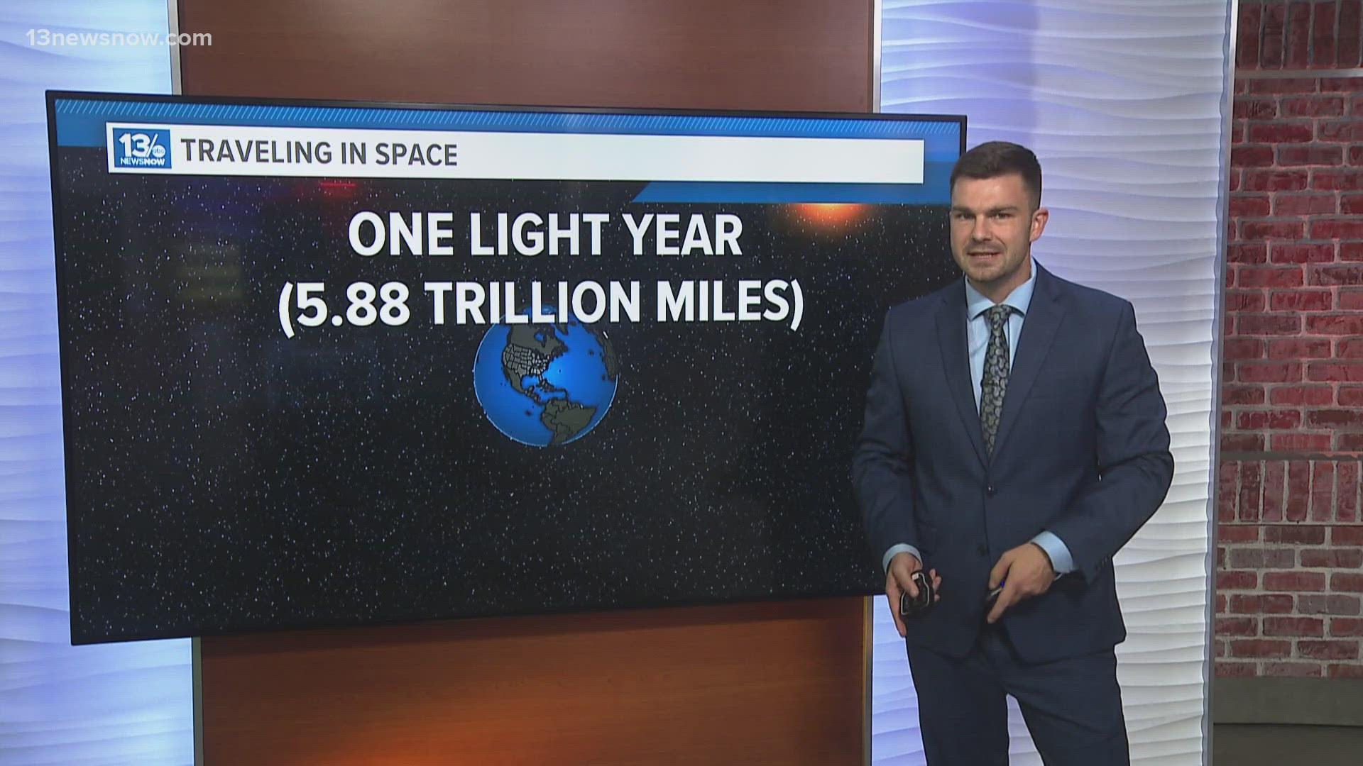 Meteorologist Hunter Forst explains just how fast light zips through space and how the light year measurement of distance works.