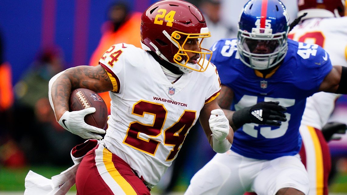 Washington beats Giants on Gibson TD run, McCain's 2 INTs - The