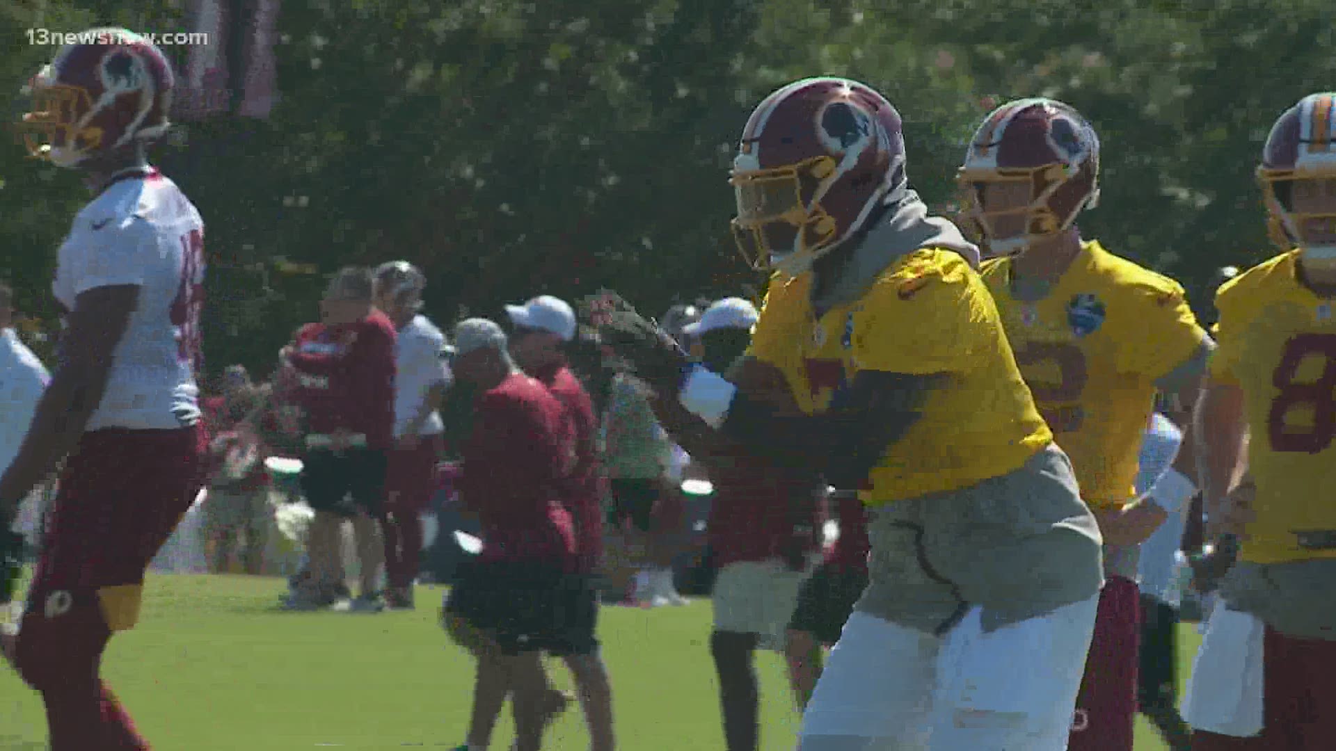 Catching up with the second year quarterback in training camp