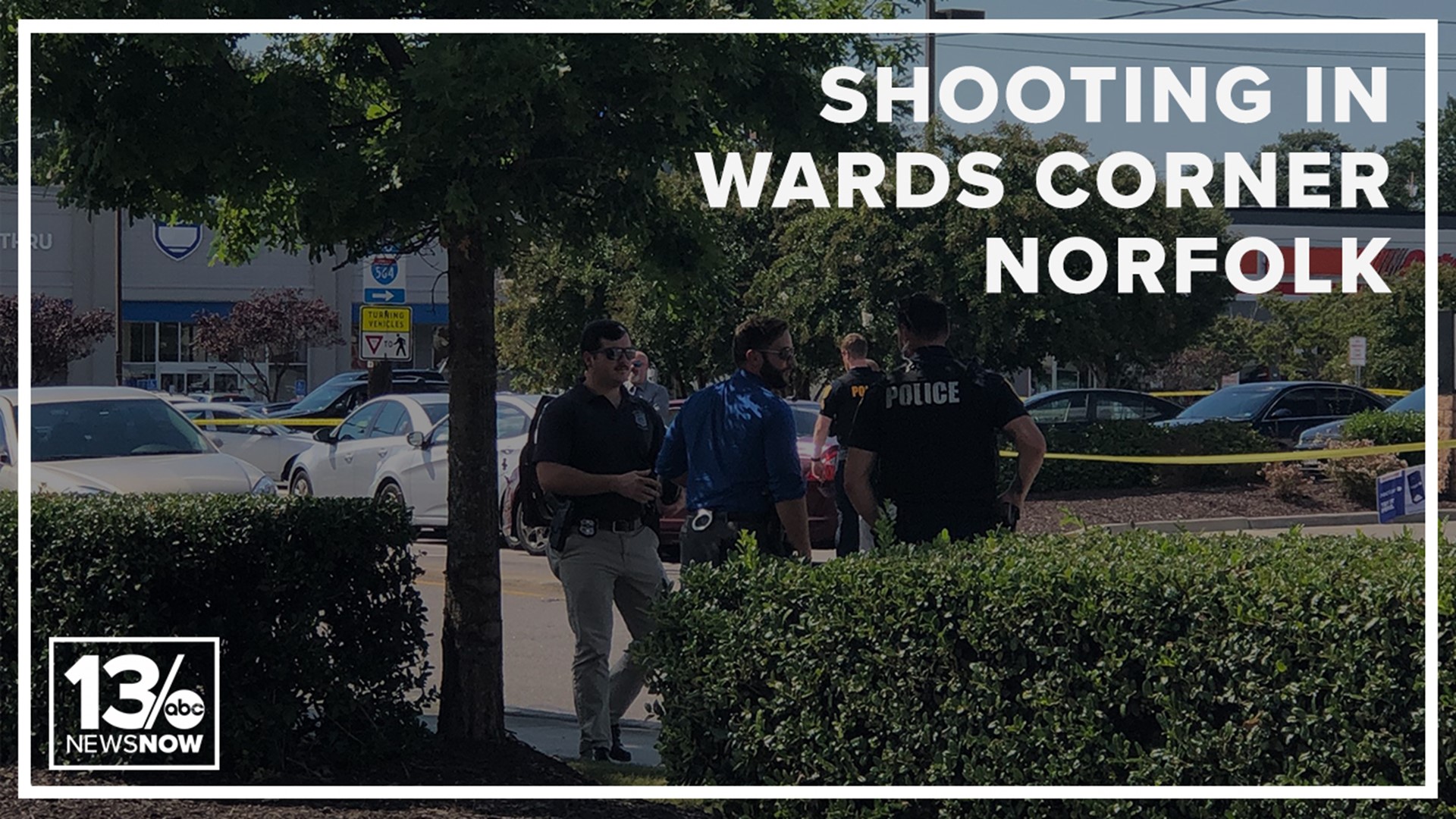 The shooting happened at the intersection of East Little Creek Road and Granby Street in Norfolk, Virginia.