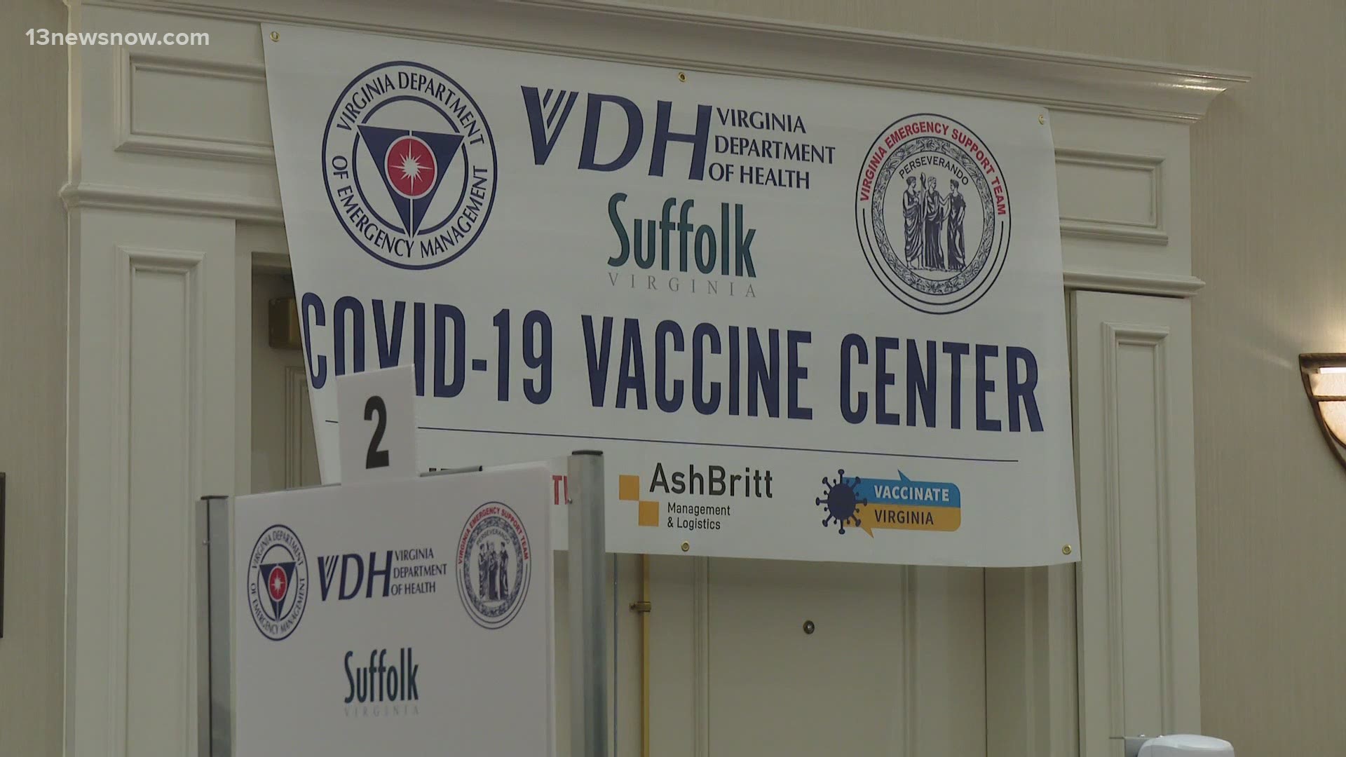 The vaccination center will be open five days a week. Officials expect to vaccinate up to 250 people per day.