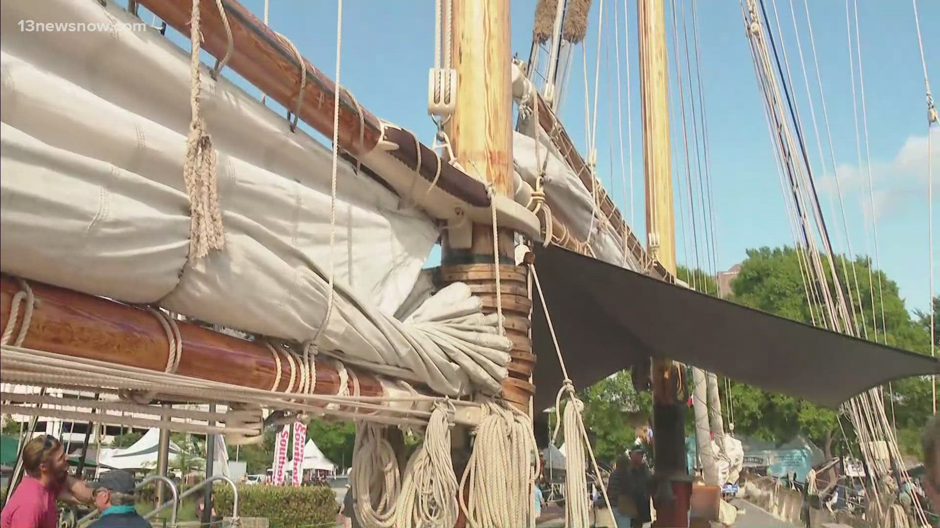 All sorts of ships and boats have sailed into Town Point Park and will continue to move into the area throughout the weekend for Harborfest 2025. 