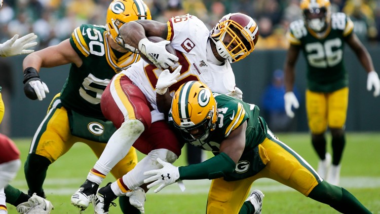 Download Green Bay Packers Kenny Clark Versus Washington Redskins