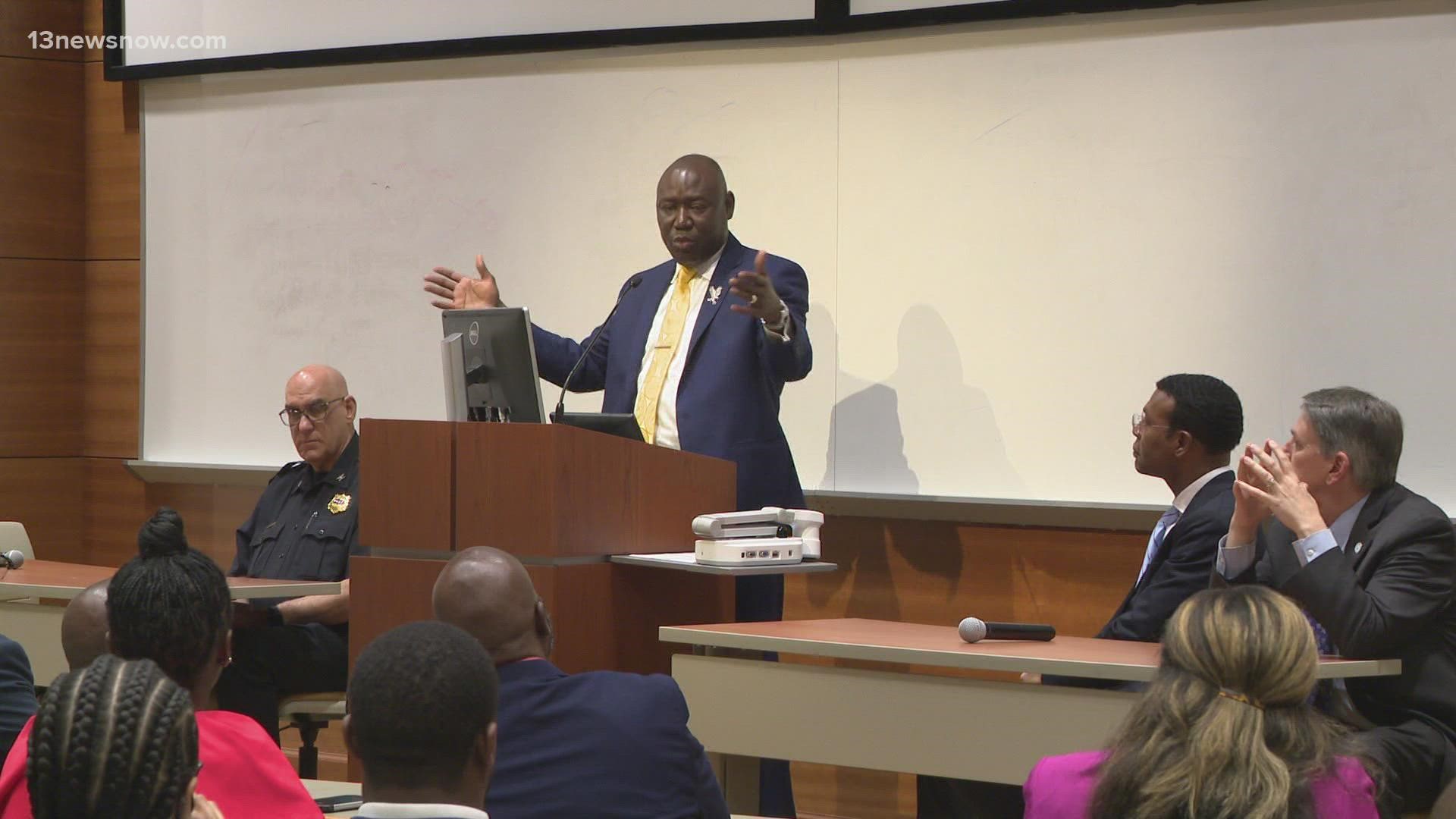 City leaders also shared ideas on how they're working to fight crime in Norfolk.