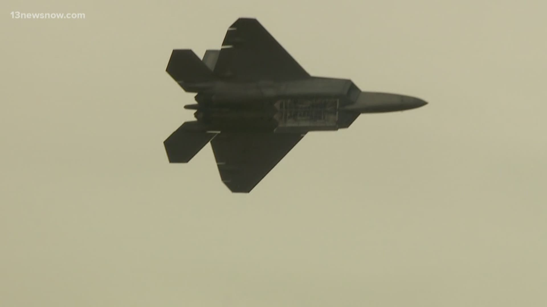 13News Now Mike Gooding has more details about the rough landing at Langley Air Force Base after an F-22 raptor had an issue with the landing gear. The pilot is okay
