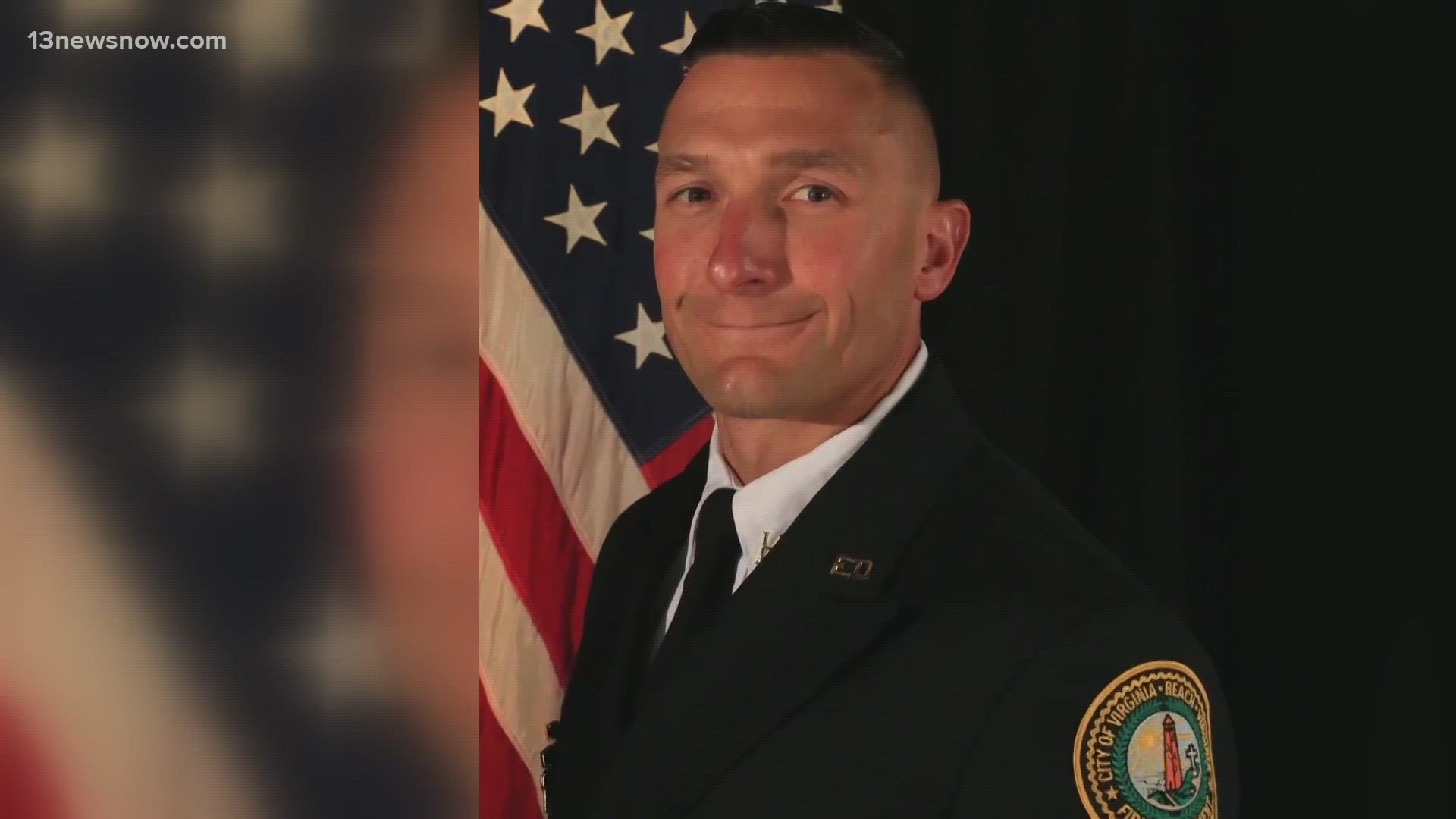 On Monday, loved ones and the community said goodbye to Virginia Beach Fire Captain Matt "Chevy" Chiaverotti.