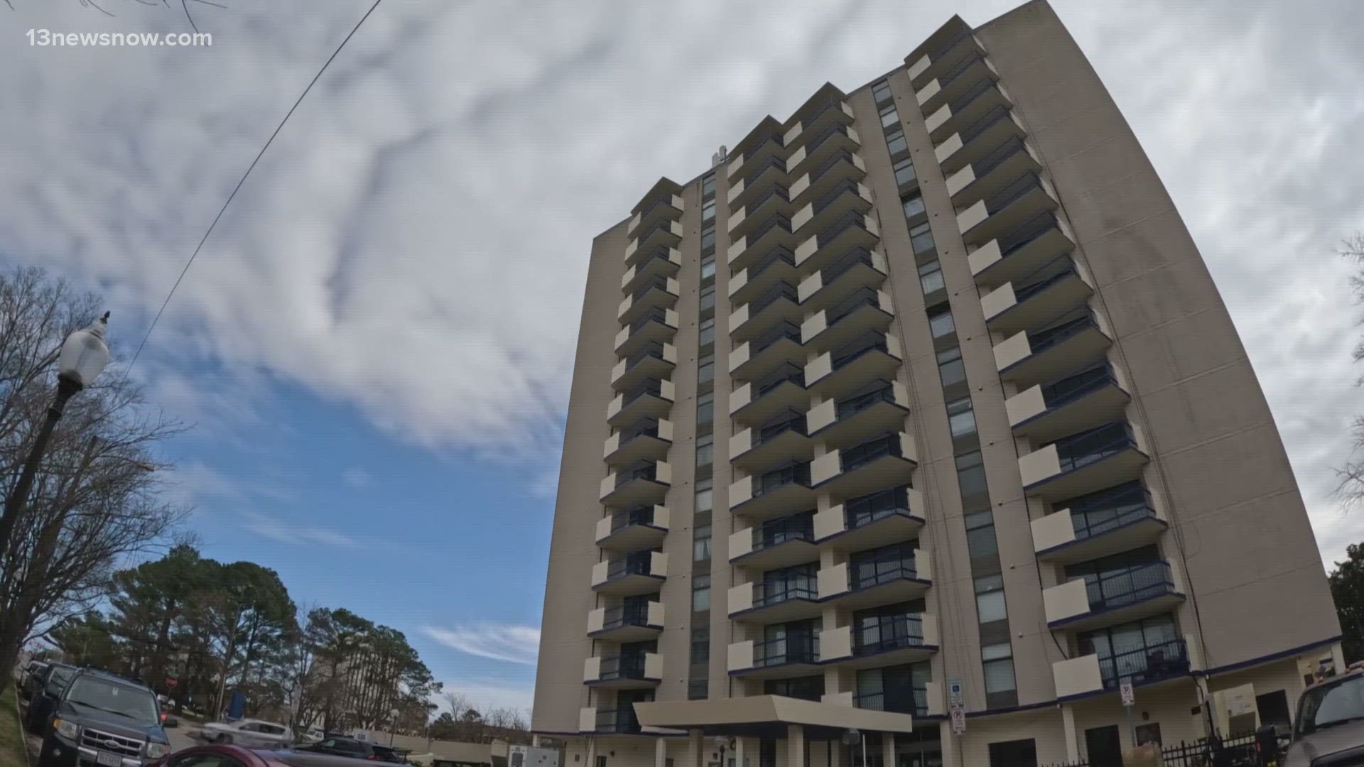 Former residents of a condemned apartment complex in Newport News have filed an amended lawsuit seeking financial compensation.