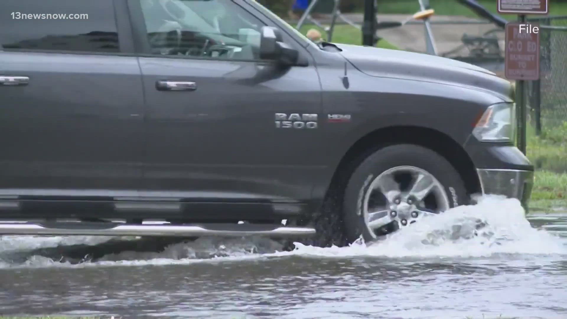 There's a new project to keep you safe on the roads when the water starts to rise.
