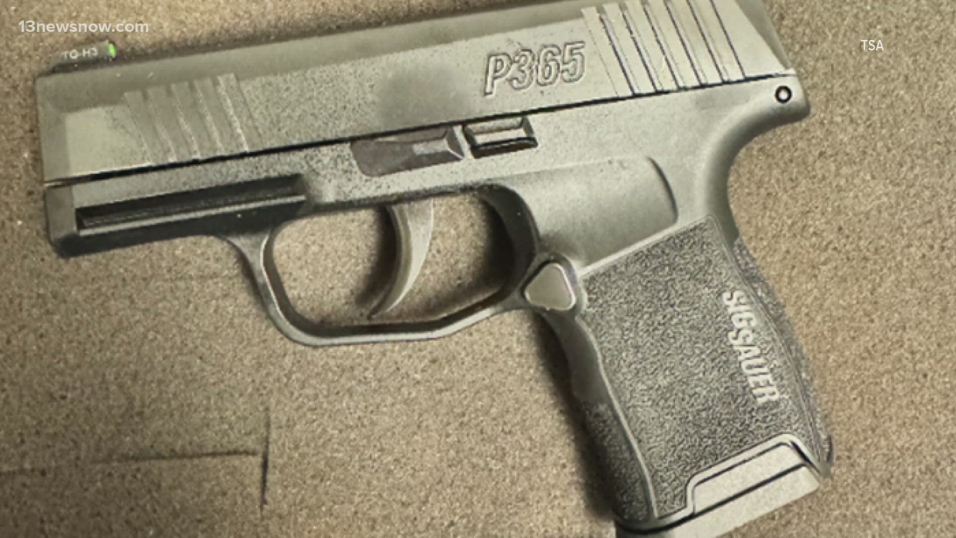 Norfolk International Airport stopped a North Carolina man from bringing a gun on his flight.