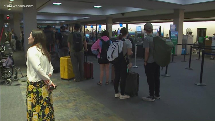 Holiday travel: Norfolk International Airport seeing lines ahead of Fourth of July