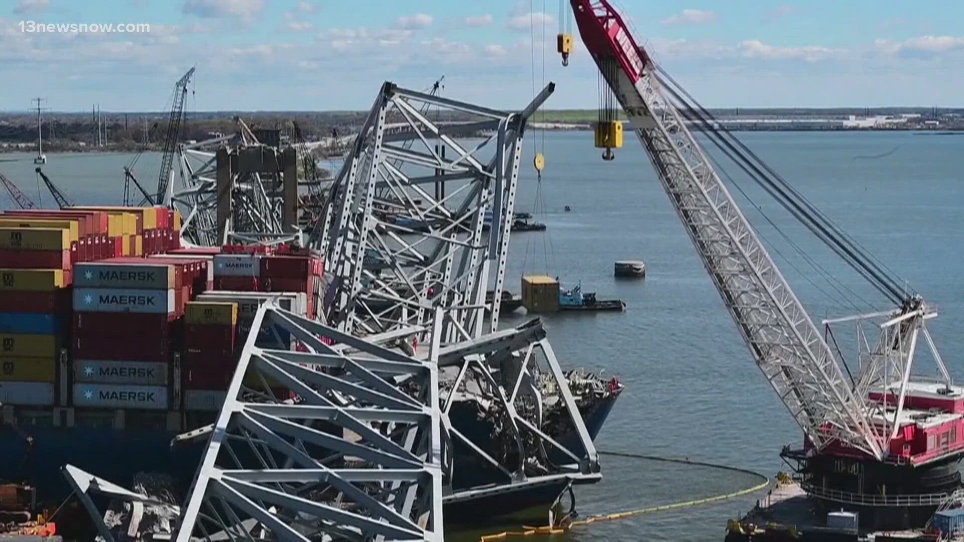 About five months after the collapse of the Key bridge, a $73 million contract to rebuild was approved on Thursday and awarded to Kiewit Infrastructure.