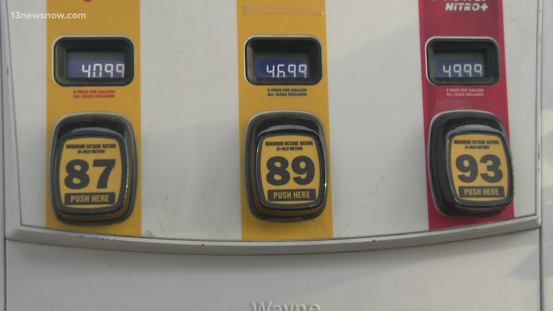 The governor said high gas prices are just part of the “inflationary pressures” Virginia families are facing.