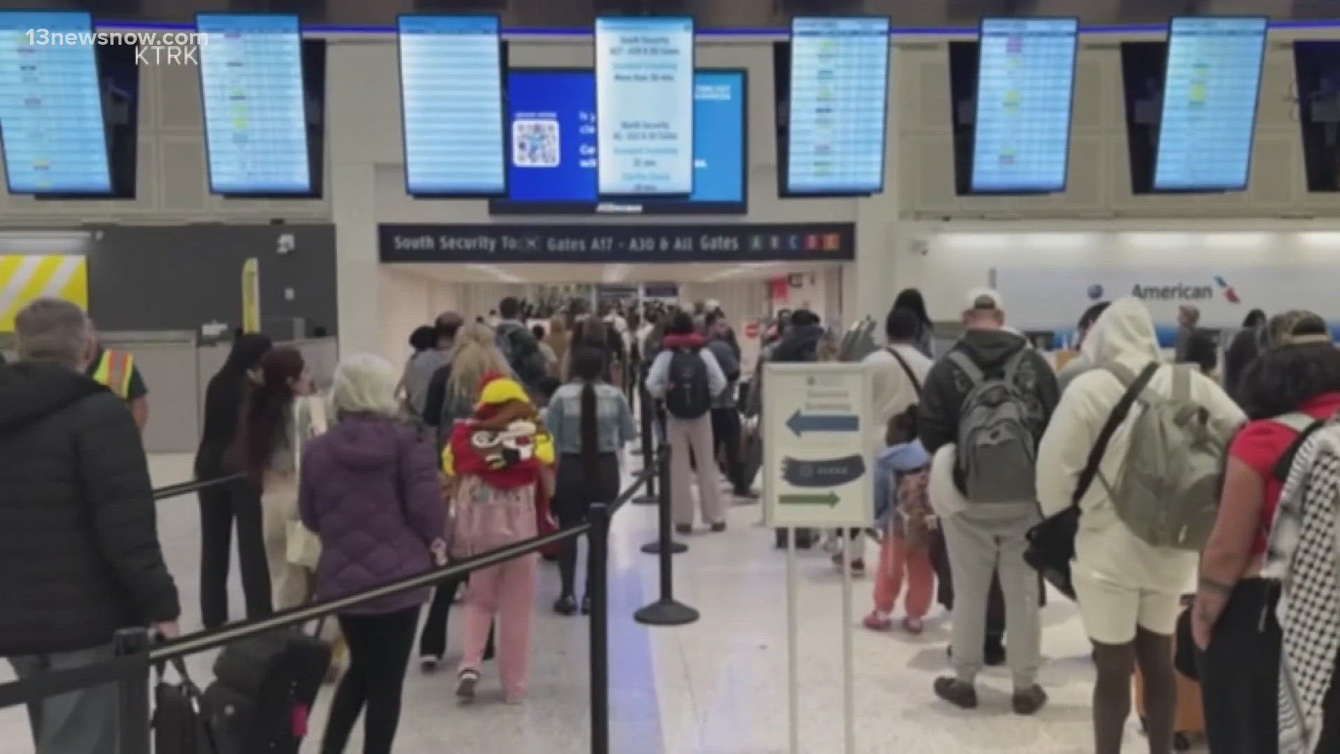 President Donald Trump said he will deploy ICE agents to airports for ...