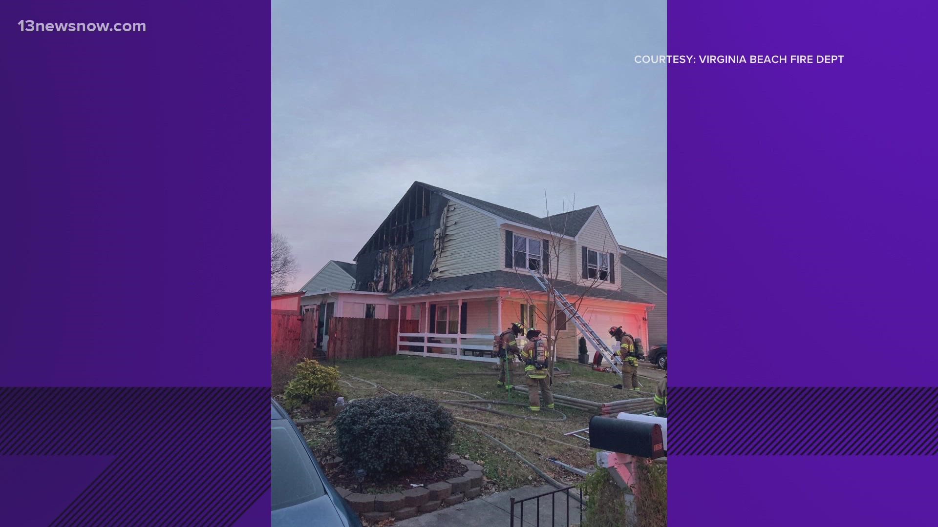 Firefighters in Virginia Beach are reminding people about the importance of smoke detectors. They say that's what saved a family of 8 when their home caught fire.