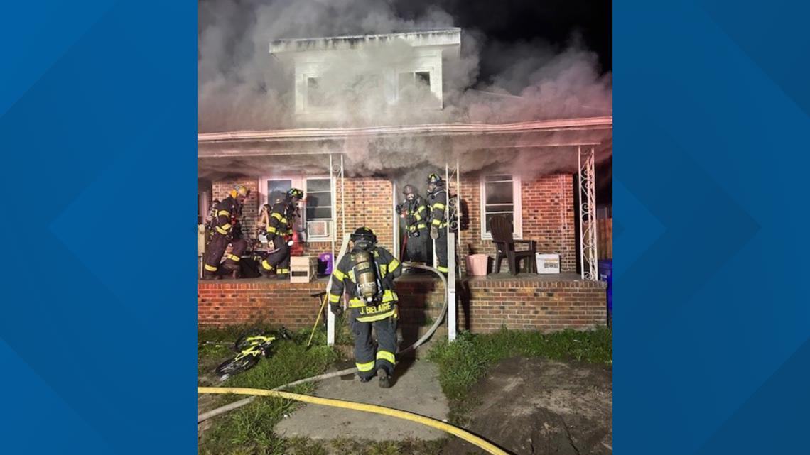 4 adults, 2 children displaced after house fire in Suffolk | 13newsnow.com