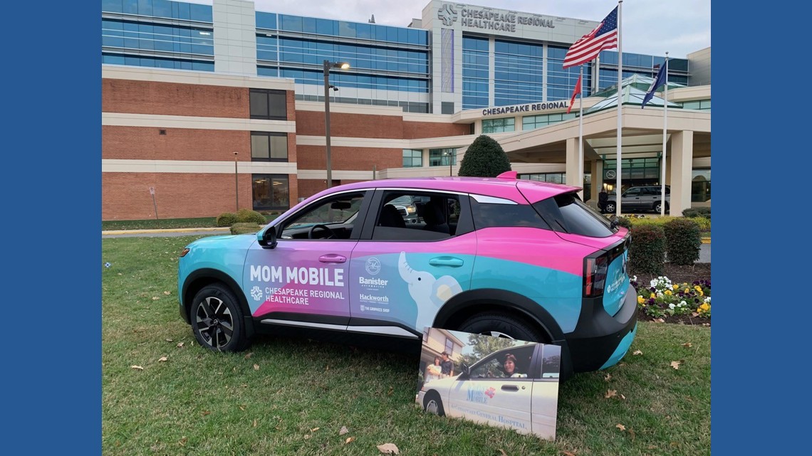 "If you delivered here, we will come to you." | Chesapeake Regional Healthcare relaunches the Mom Mobile
