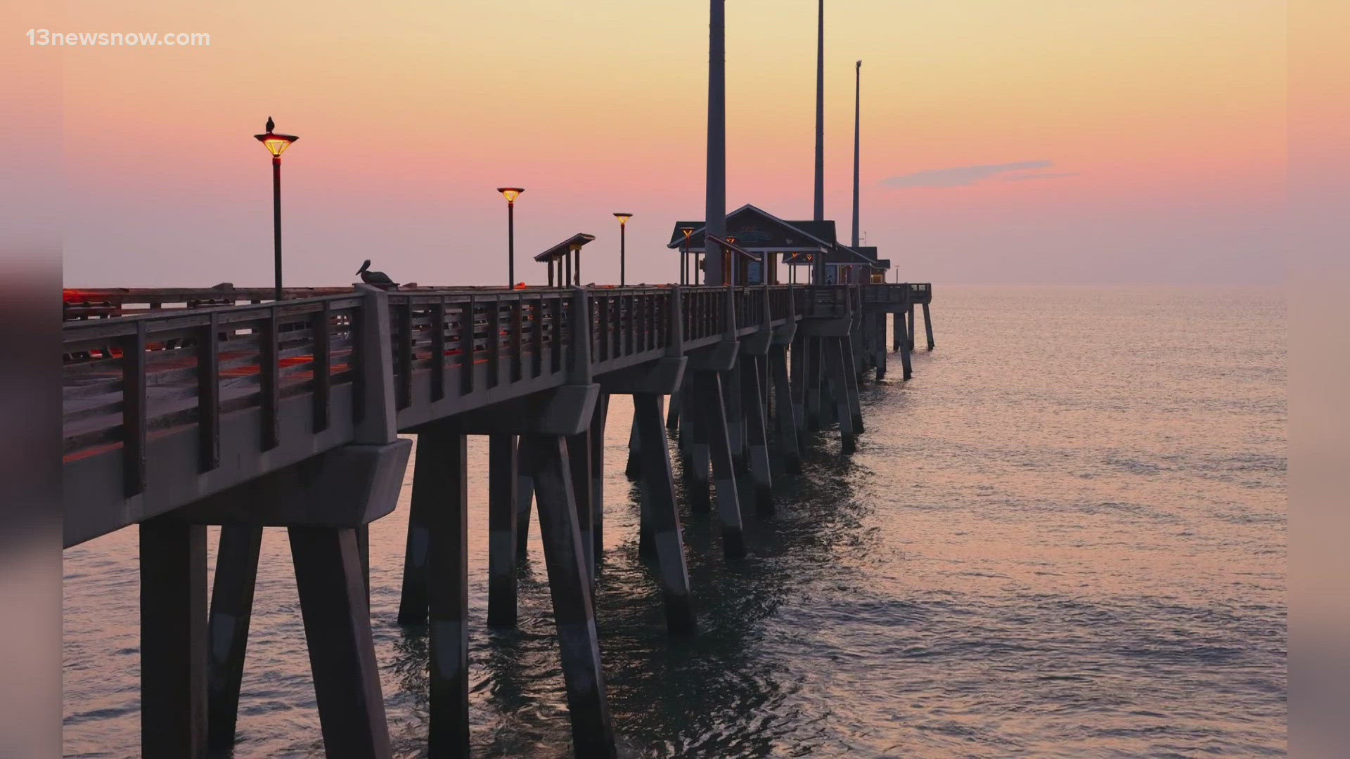 Two hundred new exterior, amber light fixtures were installed on the Jennetter's Pier this summer to be less disruptive to sea turtles, bats and other creatures.