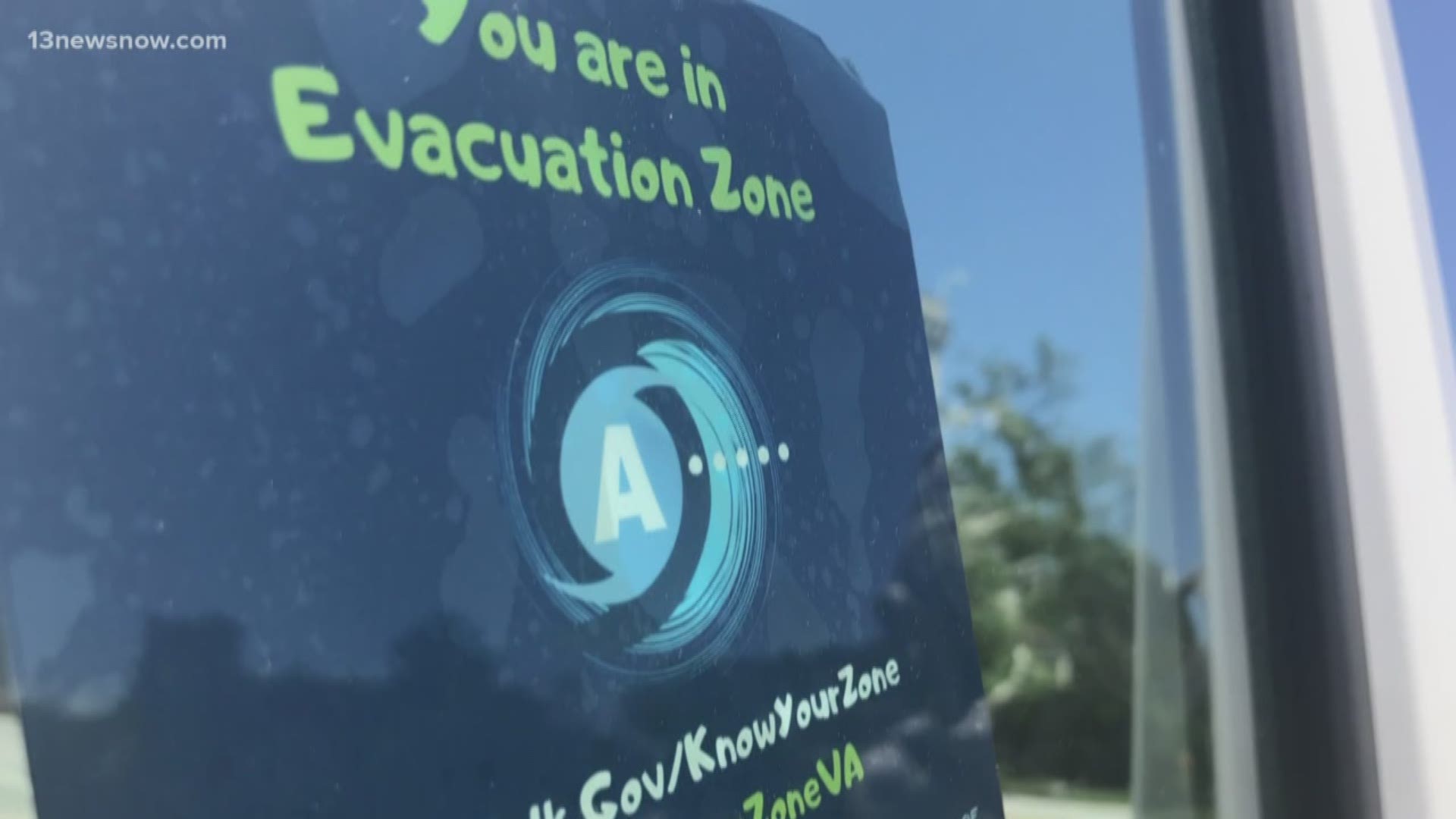 Hurricane season is just around the corner and the City of Norfolk is including businesses in their campaign so people are aware of their zone.