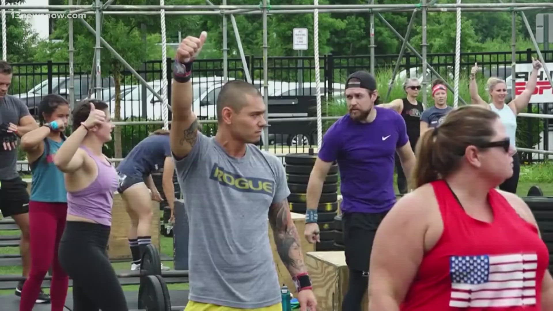 It's an intense workout comprised of rope climbs, box jumps, and thrusters to honor the 31 people tragically killed when Extortion 17 was shot down in Afghanistan.