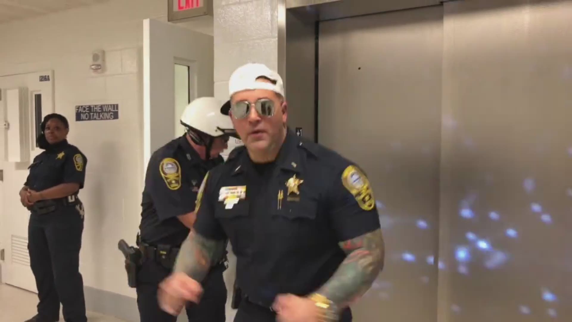The Norfolk Sheriff's Office chose a number of hit songs for their version of the #LipSyncChallenge.