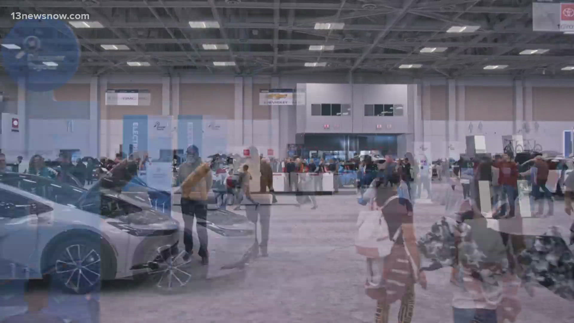 The auto show will be hosted by the Virginia Beach Convention Center Friday.