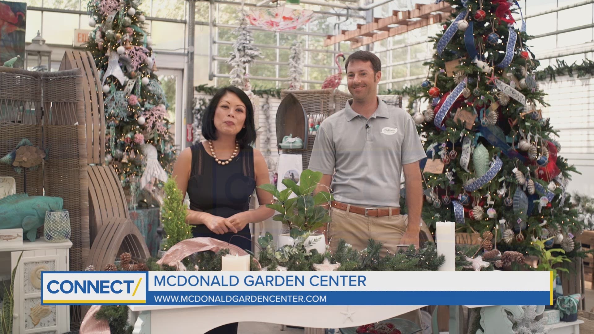 'Tis the season...FOR DECORATIONS!  McDonald Garden Center gave us some holiday decorating tips.