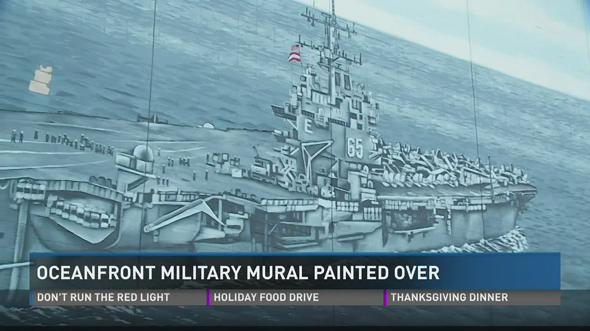 13News Now Steven Graves spoke with the artist who painted the mural.