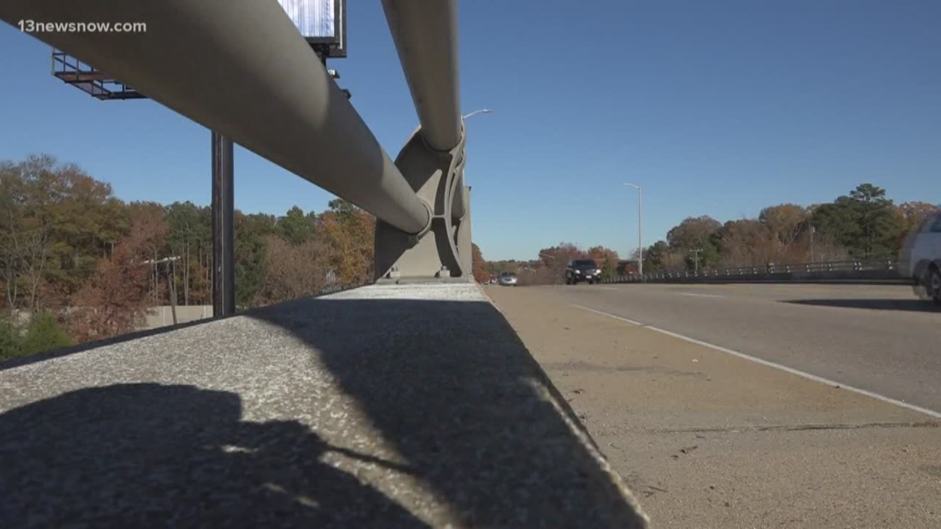 Construction will begin to replace the bridge over Interstate 64 with a new bridge that meets current design standards.