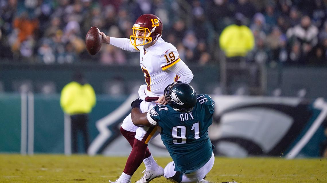 Depleted Washington beaten by Eagles 27-17