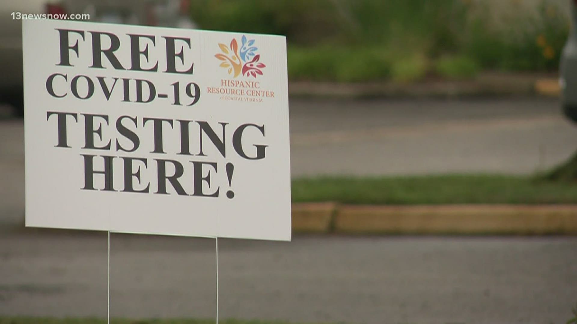 Sentara Healthcare partnered with local organizations and health departments to offer free, community coronavirus testing to underserved people in the area.