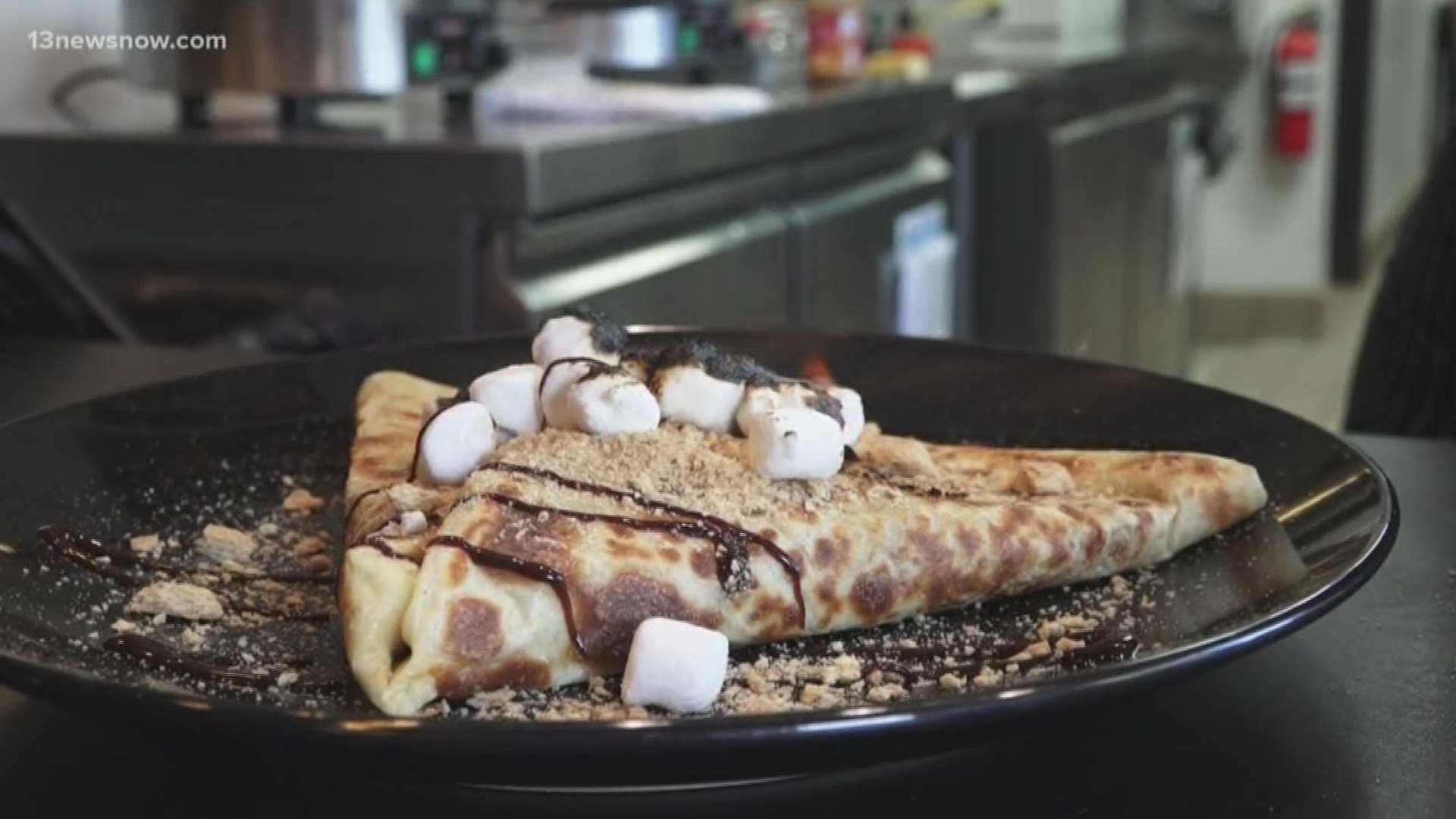 Lamia's Crepes has two locations in Norfolk and Virginia Beach's Town Center.