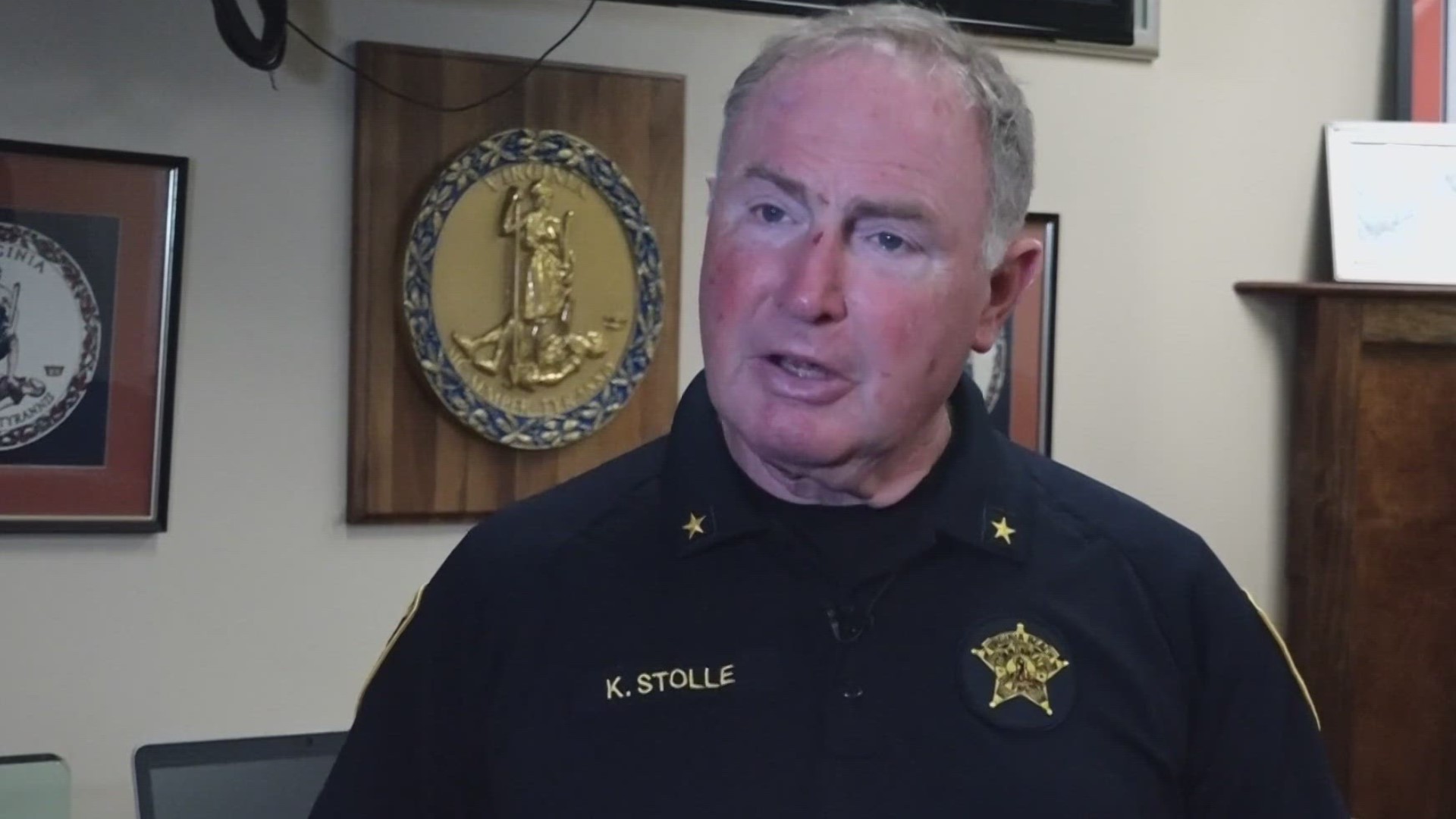 Sheriff Ken Stolle is retiring and won't seek reelection. The former state senator served as Virginia Beach sheriff since 2010.