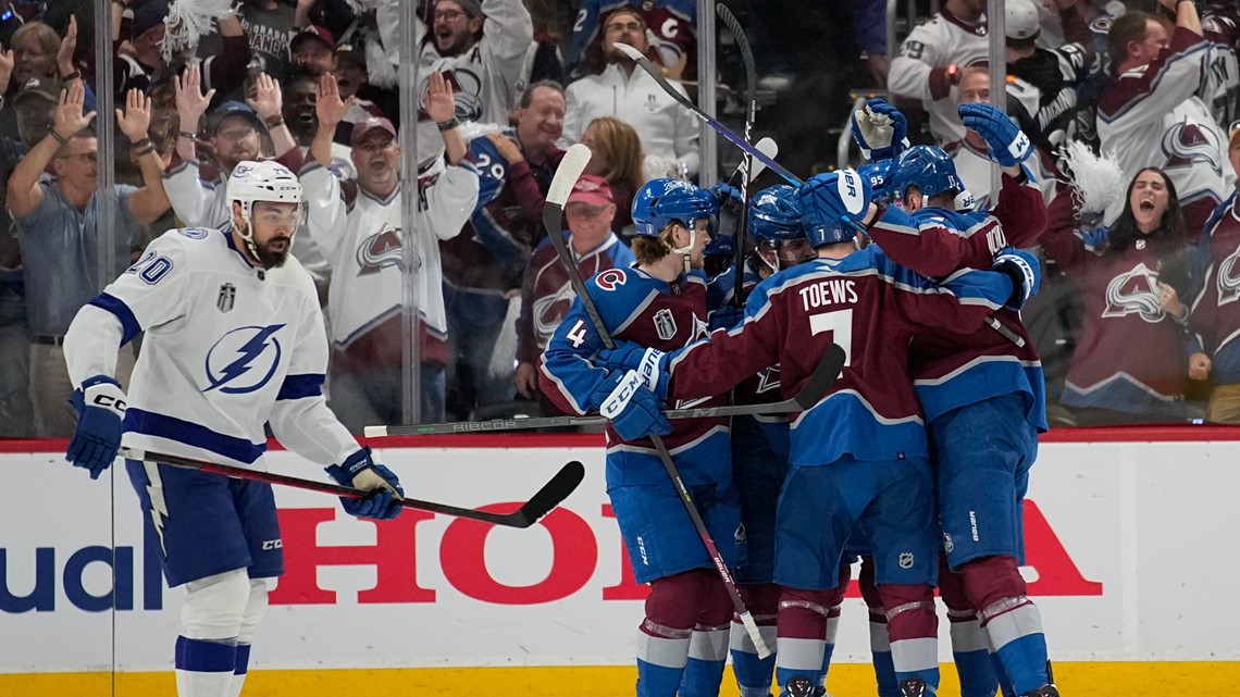 Colorado Avalanche bury Tampa Bay Lightning 7-0 in Game 2 rout