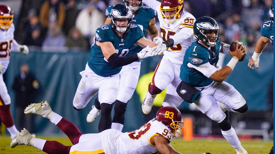 Depleted Washington beaten by Eagles 27-17